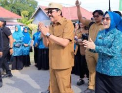 Pj Bupati Bombana Hadiri Lomba 10 Program Pokok PKK Tingkat Sultra di Desa Lantowua