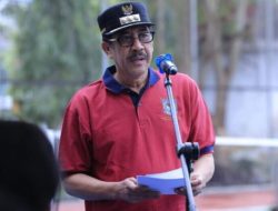 Pj Bupati Bombana Edy Suharmanto Resmikan Renovasi Lapangan Tenis Rujab